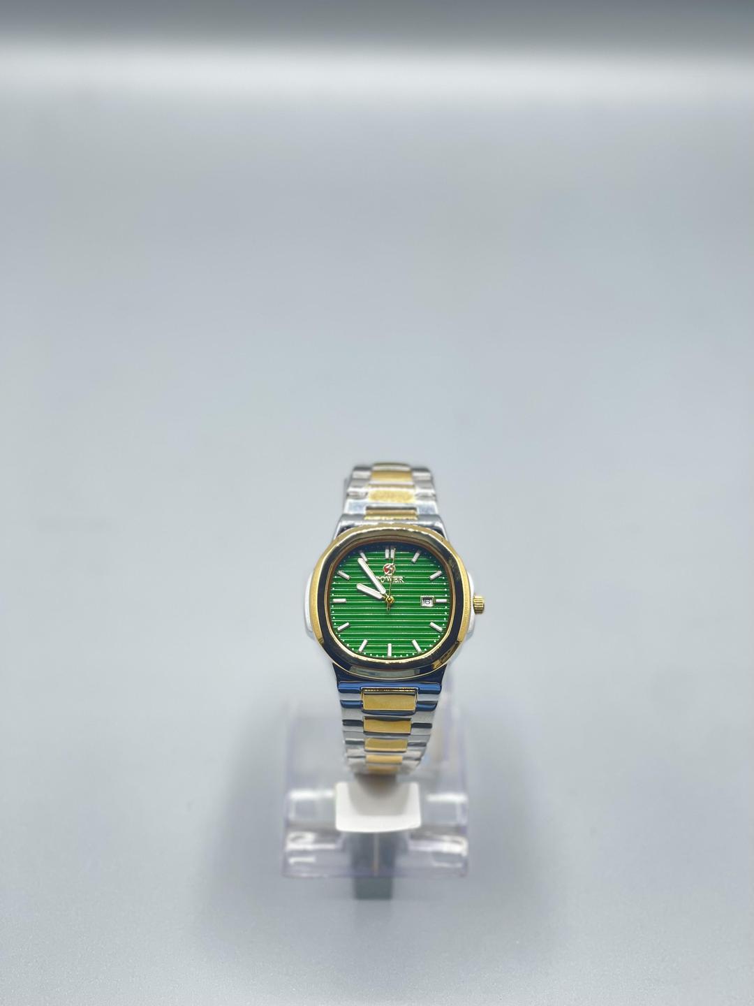 MEN'S UNISEX QUARTZ WATCH WITH CHAIN STRAP WATER RESISTENCE CHRONOGRAPH